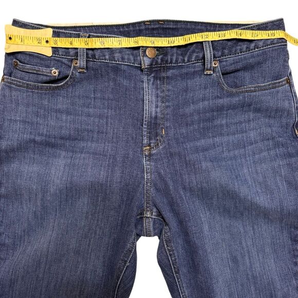 L.L. Bean Women's BeanFlex Skinny Leg Favorite Fit Denim Blue Jeans Size 14P - Picture 9 of 11